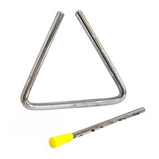 음악시간 악기 트라이앵글 학교 준비물 트라이앵글 손잡이 타악기 연주 합주, 1개