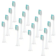 4개 새 특허 소닉 교체용 칫솔 헤드 DiamondClean HealthyWhite FlexCare Essence, 08 white 16pcs