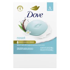 Dove 多芬 Reset 美容皂 熱帶椰子與萊姆 4入, 106g