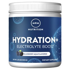 Mrm Hydration+增強型電解質補充粉 藍莓&巴西莓風味, 1個, 135g
