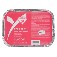 Lycon 萊康 創新玫瑰薄蠟，專業級溫和熱蠟，適用於臉部及全身, 1kg, 1個