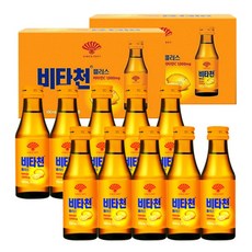 부채표 비타천플러스 100ml 20병 비타민음료 드링크, 20개입