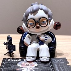 팝마트 스컬판다 액션 컷! 시리즈 피규어 랜덤 블라인드 박스 트렌디한 장식품 선물, 시크릿-영화감독