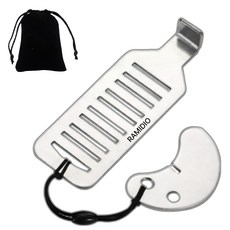 라미디오 휴대용 도어락 여행용 잠금장치, 실버, 1개