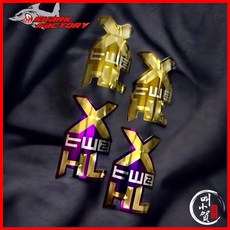 叫小賀 X2HL 鈦合金 氣瓶貼 紫鈦 金鈦 避震器貼紙, 燒金, 1個