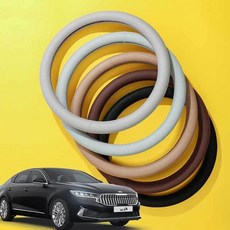 K7 프리미어 핸들커버 쿨메쉬 땀흡수 핸들커버 hyo*356KH, 매쉬 D컷 - 하바나브라운, 1개