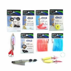 고매한 낚시소품 회전도래 가이드캡 루어, 4.유니피스 키퍼훅주황