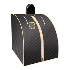 可折疊汗蒸箱，遠程遙控，多種顏色可選, 黑色, 2L9檔智能薰蒸儀