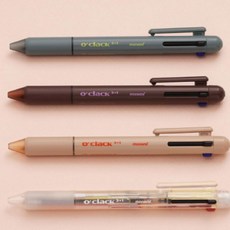 멀티펜 오클락 3＋1 멀티펜 (3색볼펜 ＋샤프) 볼펜 다색펜 모나미 멀티펜 샤프 볼펜 다색펜, 샌드 베이지, €′샌드 베이지￠″, 1개