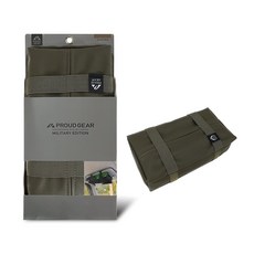 PROUD GEAR 面紙收納袋 車用多功能皮革面紙盒, 軍綠