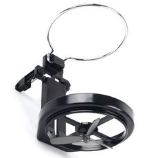 차량 통풍구 원형 거치대 자동차 홀더 걸이 포켓 포켓 캔홀더 자동차 걸이 멀티소켓 용홀더 함 수납 dew+9170tg, 검정