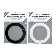 Aquarian Port-Holes 大鼓氣孔保護貼 5吋, 黑, 1個