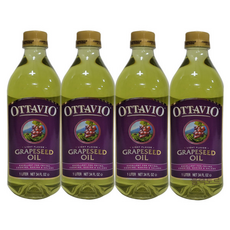 오타비오 포도씨유 대용량 식용유 포도 오일 선물 코스트코, 1L, 4개