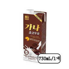 푸르밀 가나 초코우유 730ml 1개