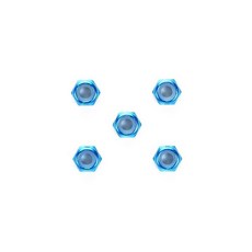 TAMIYA 타미야 3mm 알루미늄 박형 락너트 블루 5개 54155