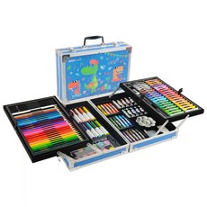 미술도구세트 초등학생 색연필 초등학생문구세트 졸업 어린이 미술, 3. 132종 다이노파티 알루미늄세트
