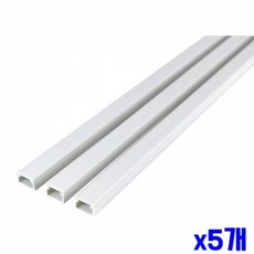 혼자도 잘 산다 - 인테리어 화이트 사각 몰딩 3P 15mmx1m X5개 DIY용품, 1개