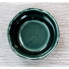 KOSYOKU-marché日本製日式餐具，獨一無二創意小鉢中平小皿，快速出貨, 流紋黑(ティーク型 2.5小鉢), 1個