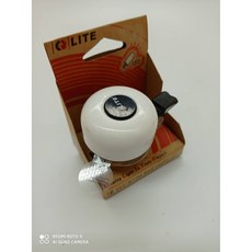 Q-LITE 單車鈴鐺燈 2段式LED照明警示, 1個, 白色, 白色