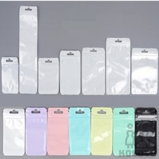 소분 지퍼백 6~10cm 지퍼폴리백, 8.5x13 - 민트그린, 중(M), 1개, 1개