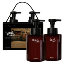 헤트라스 대용량 산양유 퍼퓸 버블 핸드워시 호텔우드, 2개, 515ml