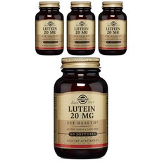 SOLGAR 葉黃素軟膠囊 20mg, 60顆, 4罐