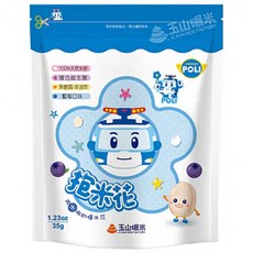 玉山碾米 抱米花 益生菌米餅, 藍莓, 35g, 1包