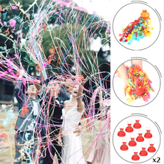 이숍 종이폭죽 안전한 실내 줄폭죽 생일파티 웨딩 기념일 졸업식, 20개, 컬러혼합