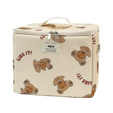 아이주 사각 쿨러백 보냉 가방 이유식 가방 피크닉 가방 보온 아이스백, 프레첼 사각쿨러백