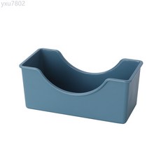 吐骨頭盤碟廚房早餐小吃盤蘸料分格盤家用零食點心乾果盤吐骨盤子, 藍色收納盒, 1個