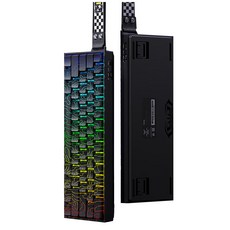 독거미 AULA MINI 60HE/60HE PRO/60HE MAX 무선 마그네틱축 게이밍 키보드 3모드 연결, 제조사축, 60HE MAX 블랙등고선 링윈자축