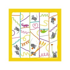 프레데리크 레오 레오니 런치크로스 약 42×42cm 면 100% 런치 매트 도시락용 크로스 냅킨 레오 레오니 아미다쿠지 급식 유치원 보육원 남자 아이 여자 아이