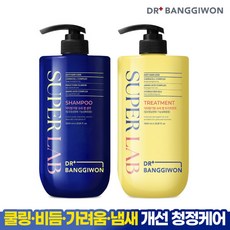 [닥터방기원] 슈퍼 랩 탈모샴푸 1L+슈퍼 랩 트리트먼트 1L, 2개