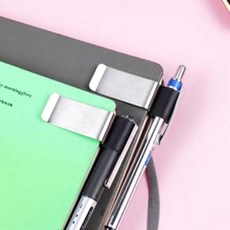 펜꽂이 다이어리부착 볼펜홀더 검정 1p