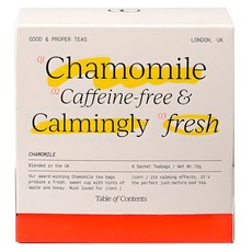 Good & Property 洋甘菊茶包, 8入, 1個, 1.5g