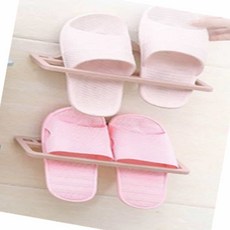 이유짱 슬리퍼 걸이 핑크 욕실신발걸이