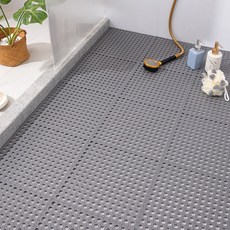 마벨인홈 화장실 발코니 안전 미끄럼방지 패드 욕실매트, 그레이, 6개