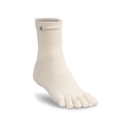 인진지 러너 세미크루 쿨맥스 러닝 중목 발가락 양말