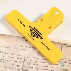 민들레상점 Penco 빈티지 핸드북 클립, 1개, 옐로우