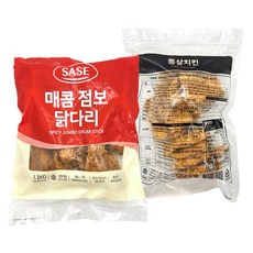 [에스프레쉬] 사세 인기상품세트 2종 ( 매콤점보 닭다리 1p + 통살치킨 1p ), 1개, 2.3kg