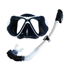 여름킹 고급 스노클링 마스크 장비, 흰색 세트
