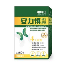 達特仕 安力慎 複方膠囊 4大益菌 專利技術 食品60顆, 4個, 60顆