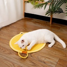 딜헤븐 야옹이 원형매트, 옐로우