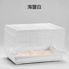 倉鼠 47 基礎籠 超大號 60 基礎籠 金絲熊花枝鼠專用飼養籠小寵窩, 1個, 47基礎籠--白色【單籠】:如圖