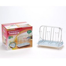 皇家 台灣製 304不鏽鋼 杯架 ST3002 廚房收納架 杯子收納 瀝水籃 立杯架, 1個