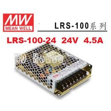 明緯 MW LRS-100-24 24V 4.5A 100W電源供應器 變壓器 替代SE-100-24 訂購【30台以上】優惠促銷單價, 1個, 訂購【30台以上】優惠促銷單價<選宅配>