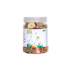 【現貨!芳香造景】倉鼠除臭墊料 乾燥花草 天然植物 金絲熊 黃金鼠 倉鼠用品 小寵用品 造景用品, 1個, 一罐, 1.2L