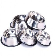 스텐 반려동물 강아지 고양이 밥그릇, 15x11 1개, 1개, 15x11