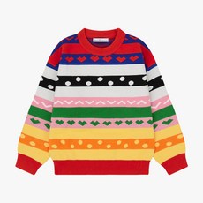 MINIDOU 레인보우 지오 키즈 니트 스웨터