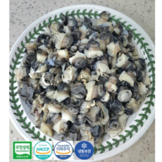 국산 우렁이살100% HACCP 무항생제 손질 세척 자숙 우렁살 논우렁살 1kg 실중량600g, 5개